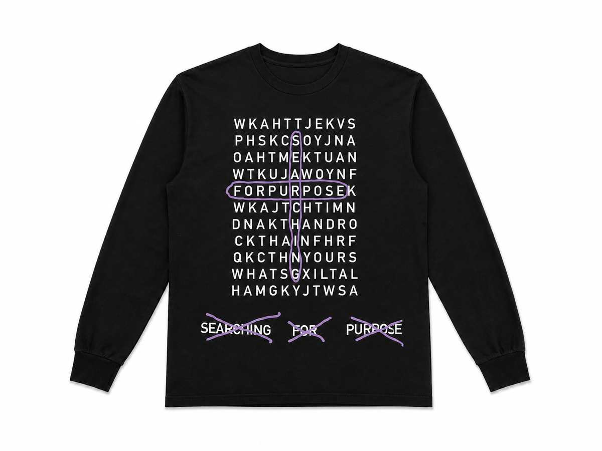 WORD SEARCH LONGSLEEVE