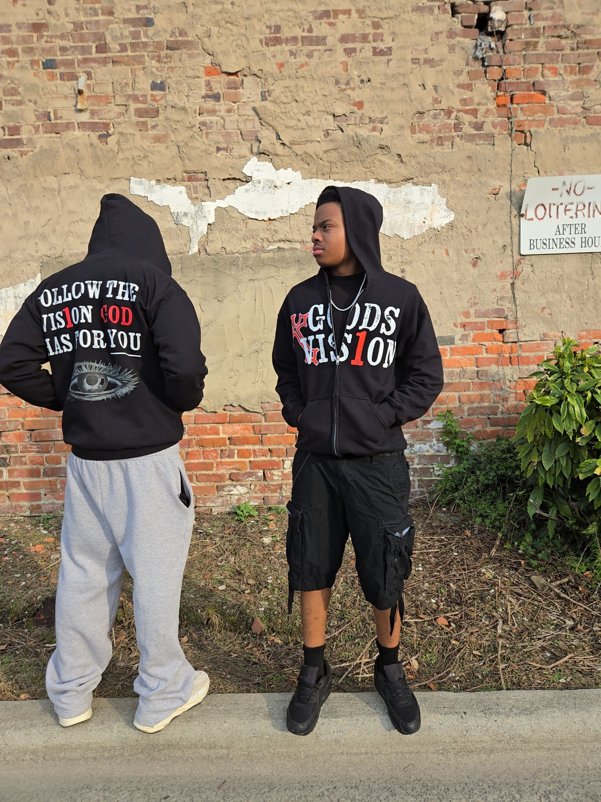 GODS VIS1ON ZIP-UP HOODIE