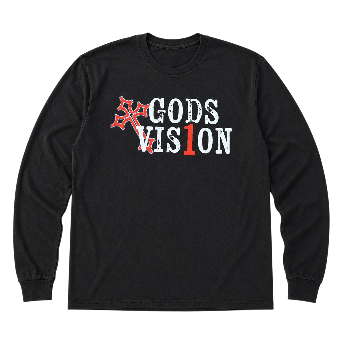 GODS VIS1ON LONG SLEEVE TEE